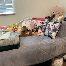 Twin Bed Frame and Mattress