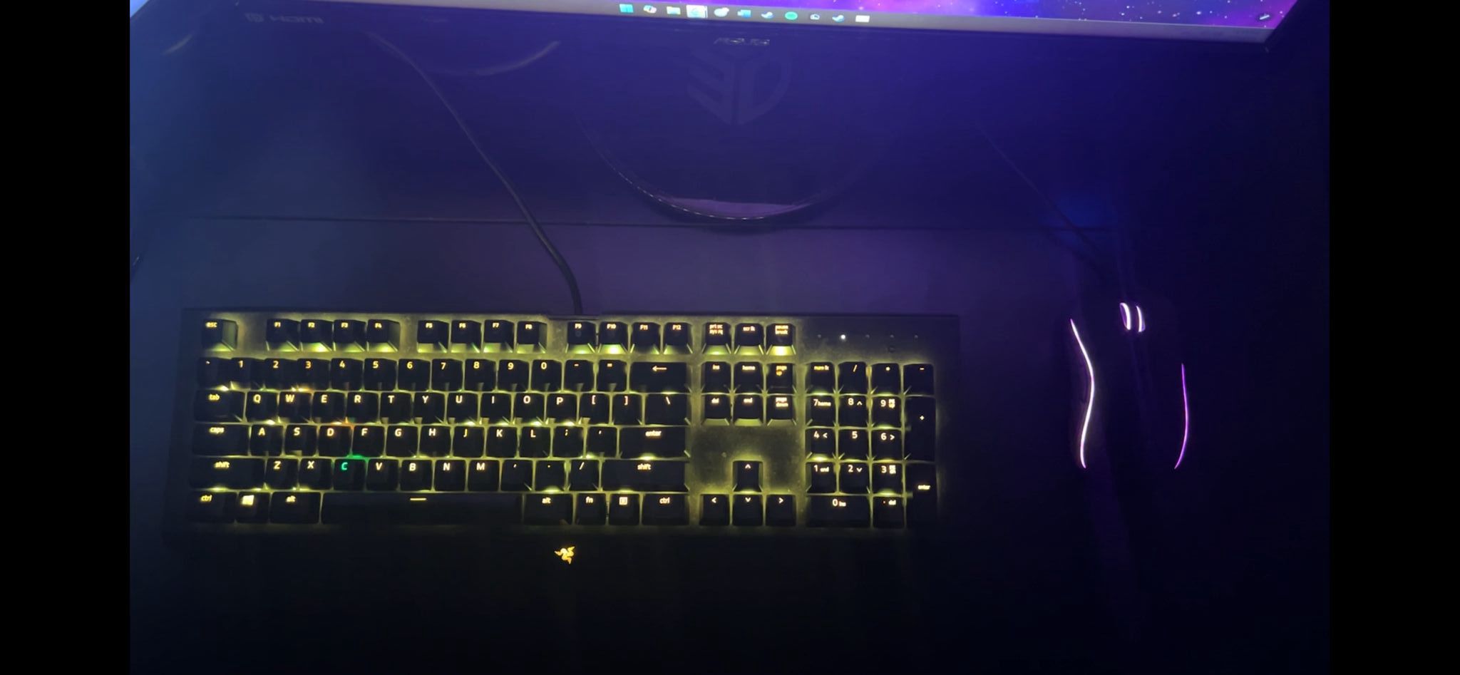 Razer Mamba Elite Wired Gaming Mouse + Razer Blackwidow X Chroma Gaming Keyboard