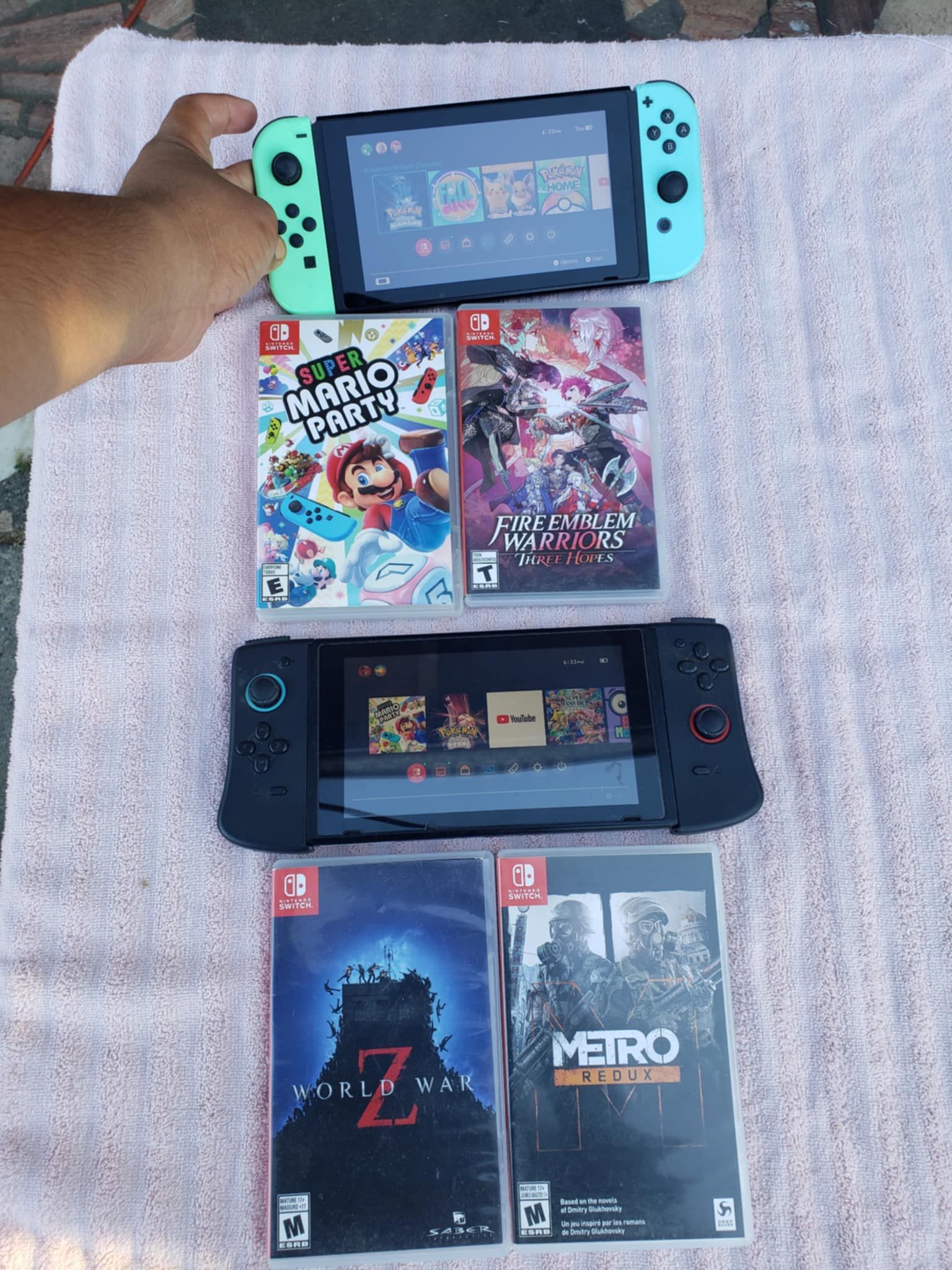 Each One Has Games installed, 128GB Nintendo Switch 2020 V2 With 256GB Has Games installed Plus 2 Extra Games for $300! Or $600! All 2