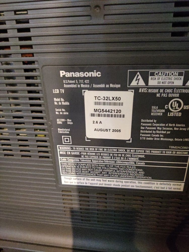 Tv Panasonic 2005