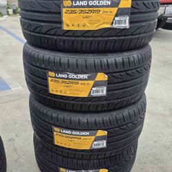 235/35/19 LAND GOLDEN  (4 TIRES NEW) INCLUDED INSTALLATION AND BALANCING (PROMOTION)✅