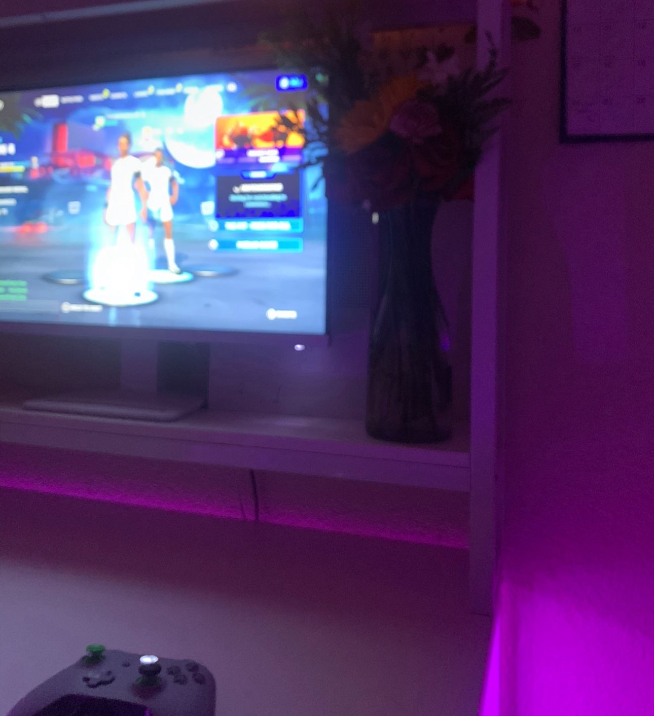 WHITE 75 HZ MONITOR