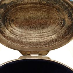 Antique Solid Silver Jewelry Box