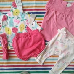 girls bnwt outfit and top and leggings age 0-3 months