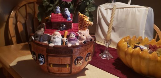 Collectible Cookie Jar-Harry And DAVID China-Noah's ARK