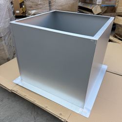 Roof Curb Base for Exhaust Fan 23" Square 20"High Flat Roof Curb Galvanized Steel Construction, 18 Gauge