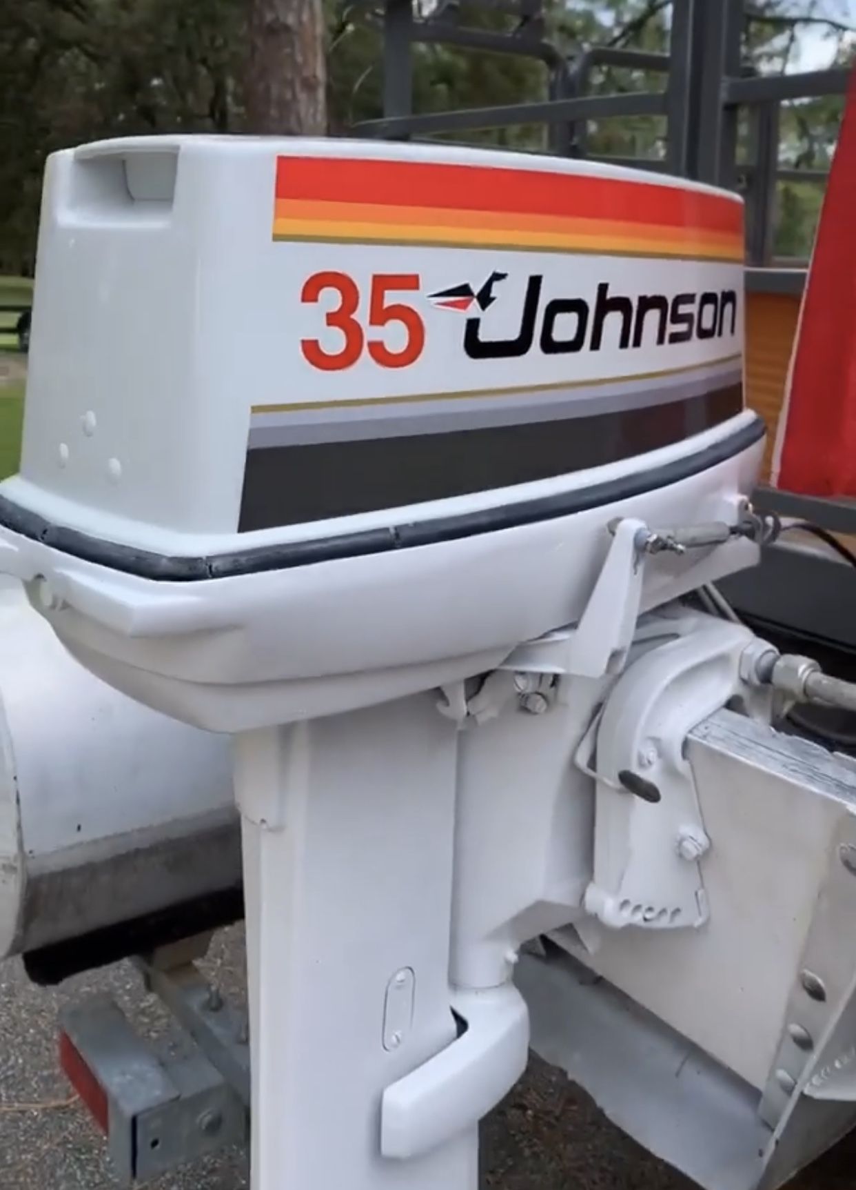 1978 35 Hp Johnson Outboard Engine