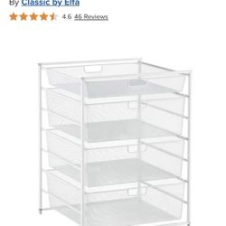 Elfa Wide Drawer Solution White - The Container Store 