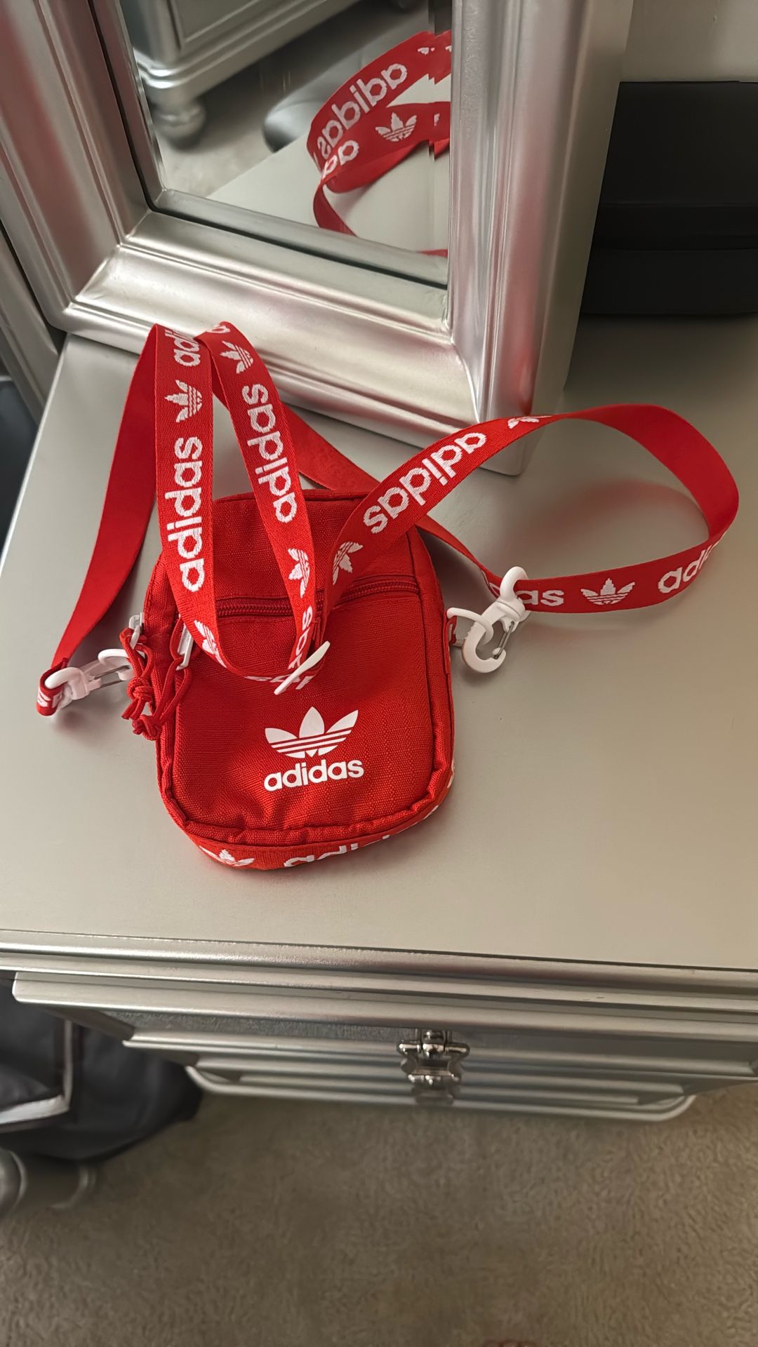 Red Adidas Crossbody Bag