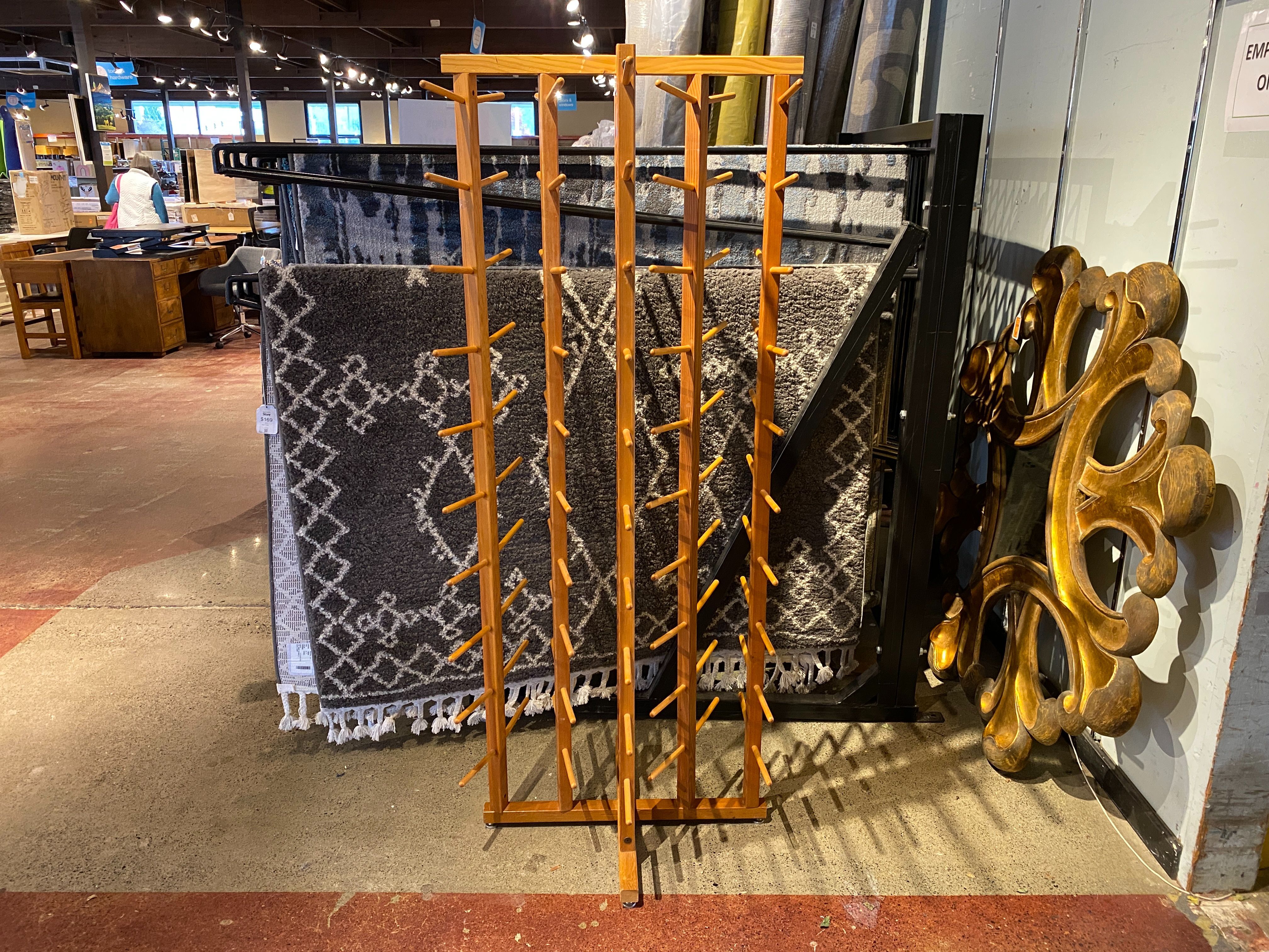 Six Post 65.25″ Tall Display Rack