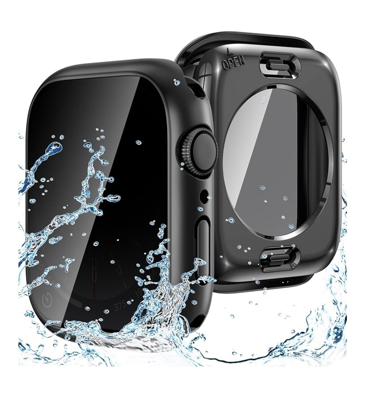 Waterproof Case Compatible for Apple Watch Screen.  