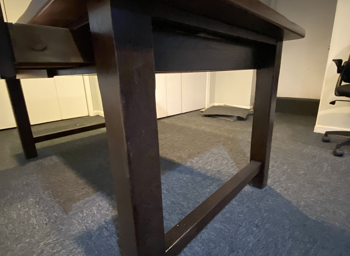Pottery Barn Lucas Desk Solid Wood 70” x 37” x 31”