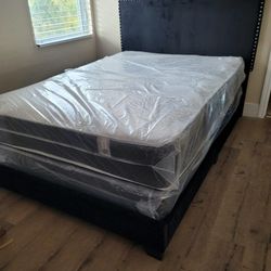 NEW FULL-SIZE MATTRESS AND BOX SPRING