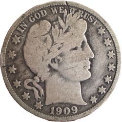 1909 Silver Dollar 