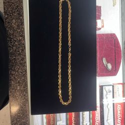 10k Gold Rope Chain