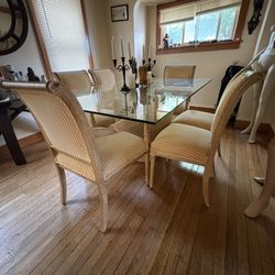 Rare Custom Dining Room Table & Chair Set Excellent Condition No Time Wasters Please 