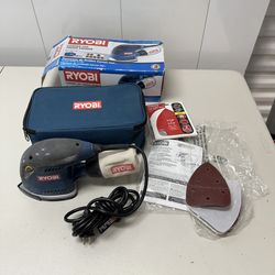 Ryobi Corner Cat Finish Sander w/ Carry Bag & Original Box