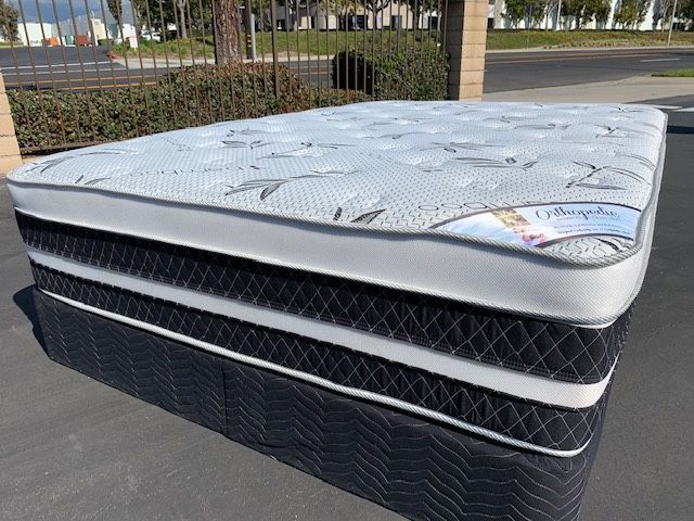 Full Ortho Bamboo Collection Pillow Top Mattress!