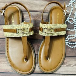 Tommy Hilfiger Women’s Braided design Sandals — Size 8.5