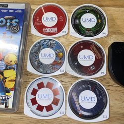 PSP UMD Movie & Game Lot – 6 