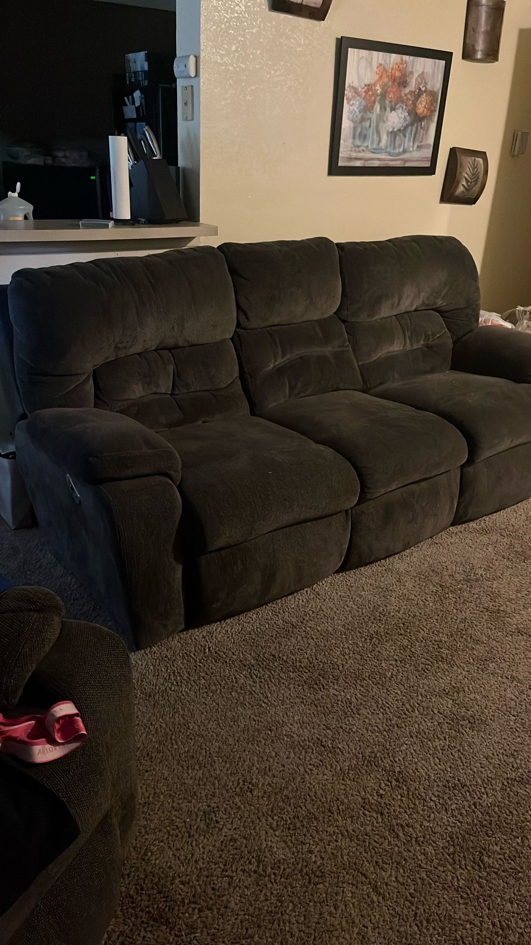 Black Fancy Couch