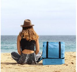 Beach bag with cooler
