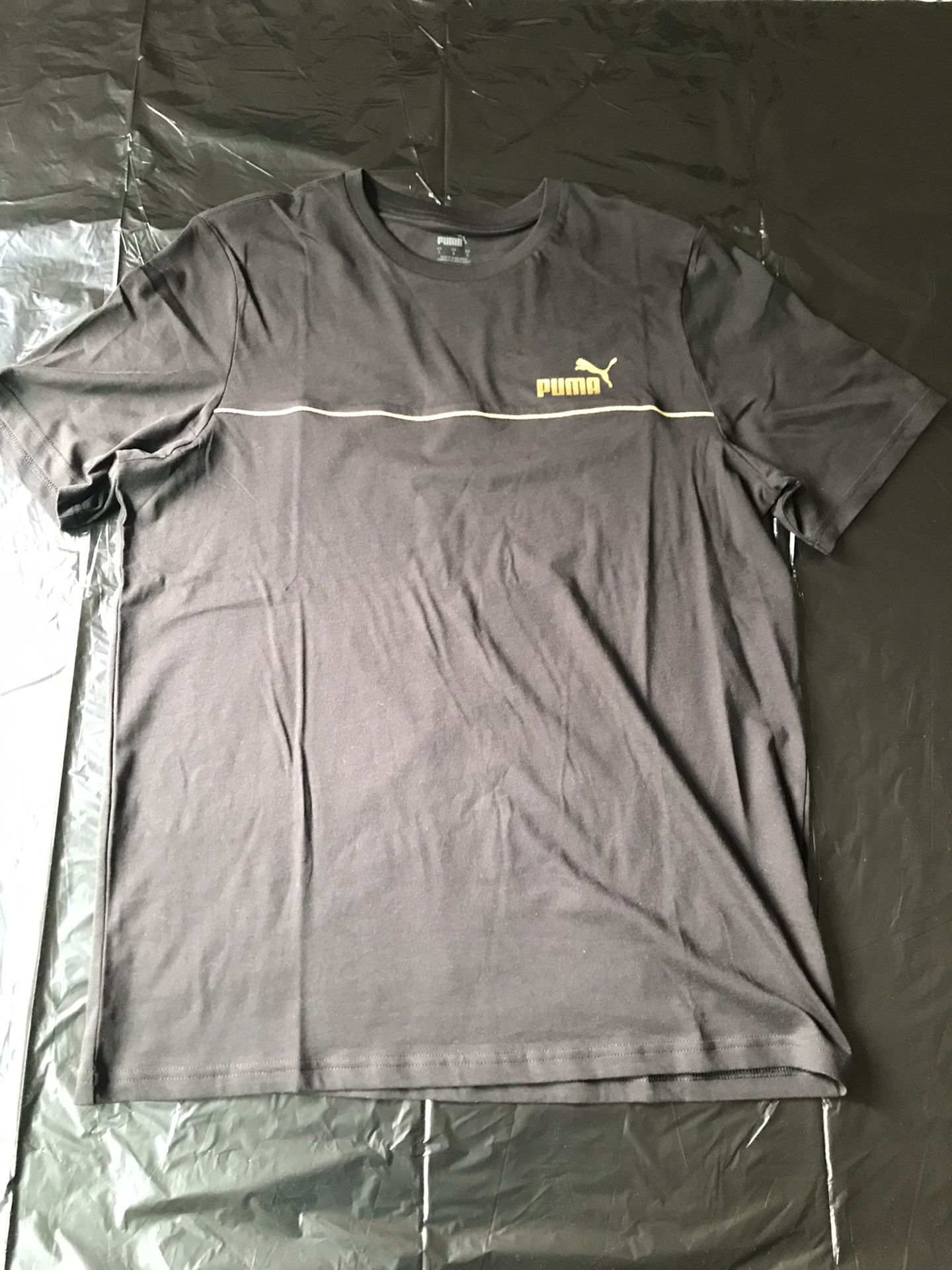 Puma Shirt Gold And Black