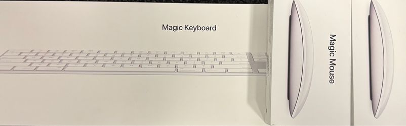 Apple Magic Mouse, Magic Keyboard and Magic keyboard with Touch ID