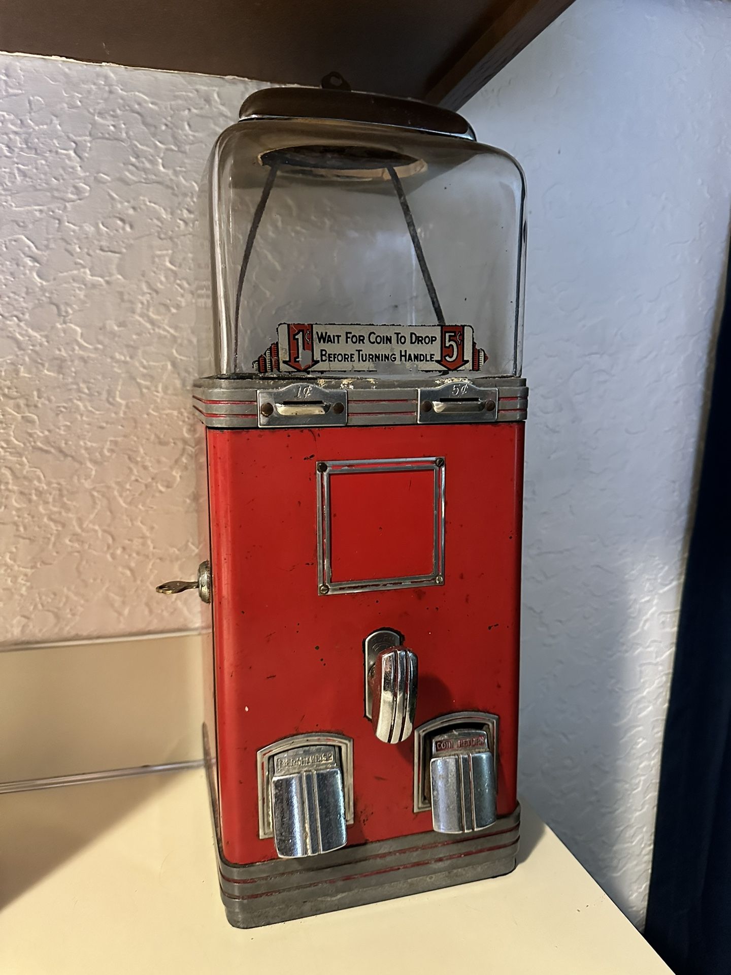 1936  Gum Ball / Peanut (double) Vending Machine