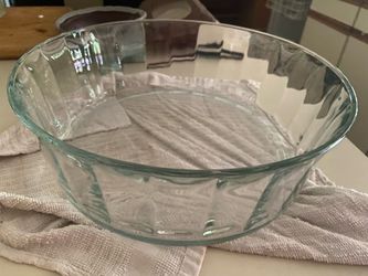Clear Glass Mixing Bowl