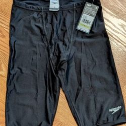 Speedo Men's Solid Jammer Black Size 30