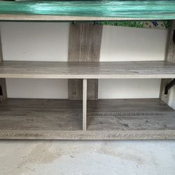 Grey-Ash Farmhouse TV Stand, Fits 55” TV
