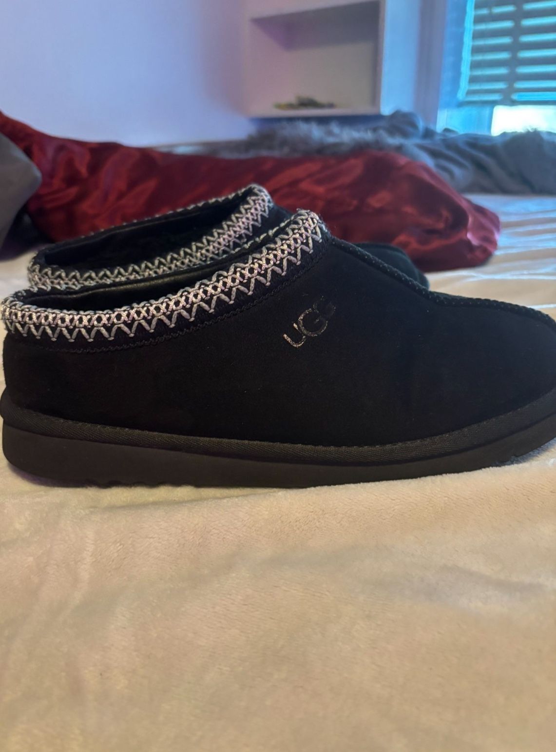 Ugg Black Talisman Slippers Size 8.5 , 9.5
