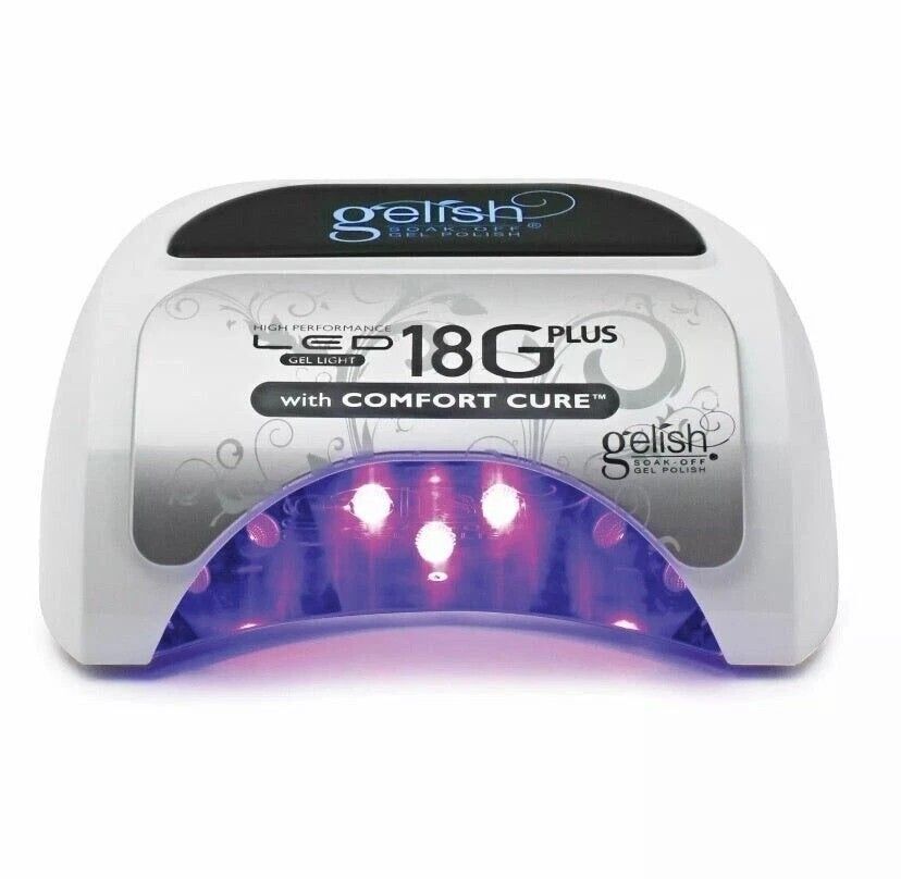 Gelish 18G Plus LED Light + Includes Gel Polishes, Cuticle Oil, Clippers & More!