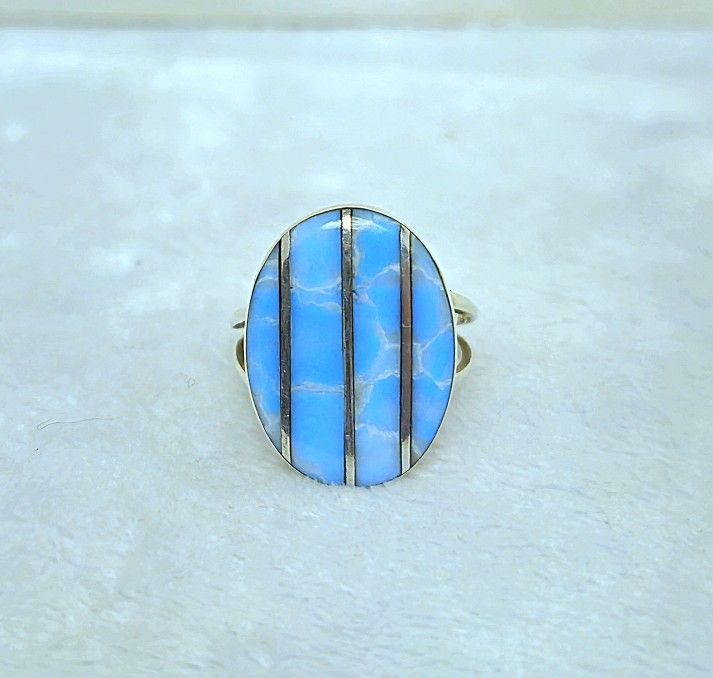 Sterling Silver Lamar Ring Size 8