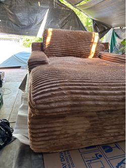 (Oversized)  boneless chaise lounge bed