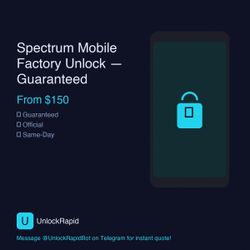 Spectrum Mobile Factory Unlock — Guaranteed