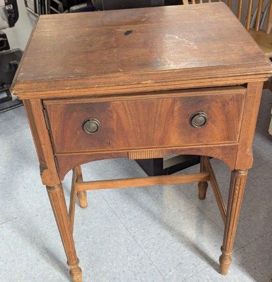 Vintage Sewing machine cabinet