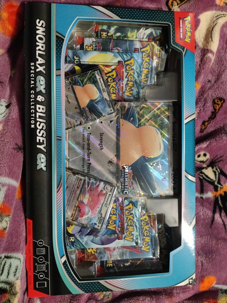 Pokemon Snorlax ex & Blissey ex Special Collection Box