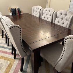 Dining Table With 8 Chairs