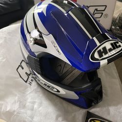 New HJC Helmet cl-x3c Youth L/XL & New MSR Googles 
