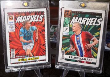 Erling Haaland Marvels red and green