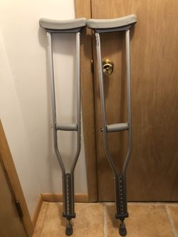Brand new crutches
