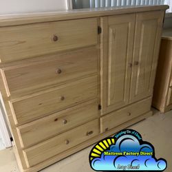 Baby Wardrobe Pinewood Chest Closet Ropero 