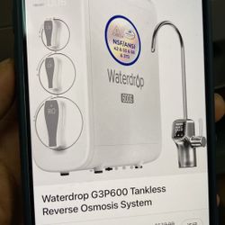 Waterdrop G3P600 Tankless Reverse Osmosis System