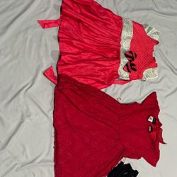Red Dress Size 10/12 For Christmas And Party 