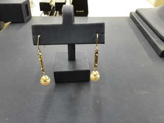 Jacket Earrings - Yellow Gold 14k (.585) 3 grams