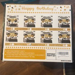 Happy 60th birthday party kit