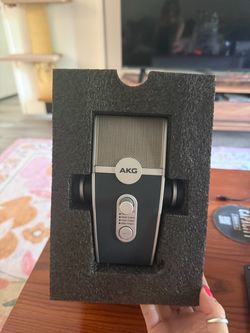 AKG Lyra USB microphone.