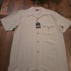 Pronti Collection by Phita Mens Dress Shirt Size Medium 